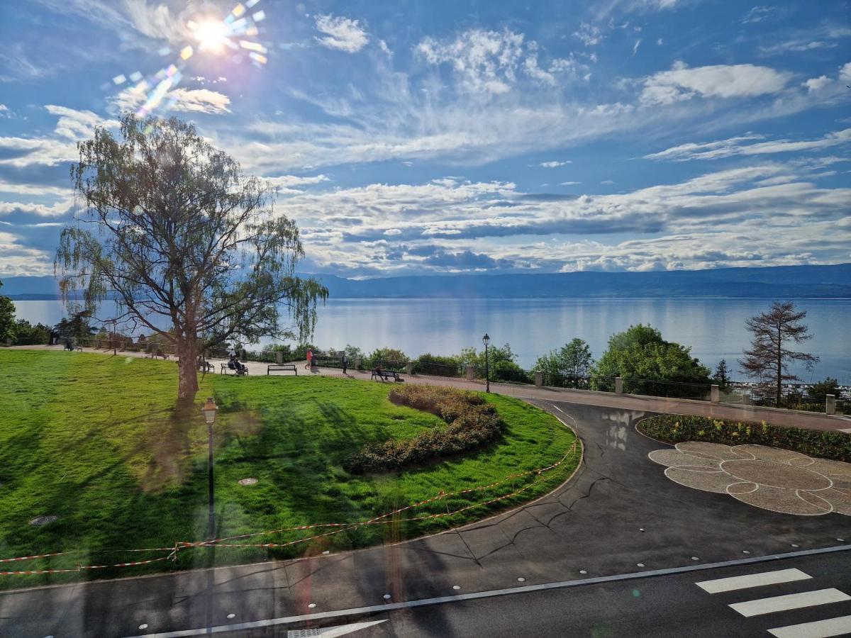 Le Bellevue 2 Lejlighed Thonon-les-Bains Eksteriør billede